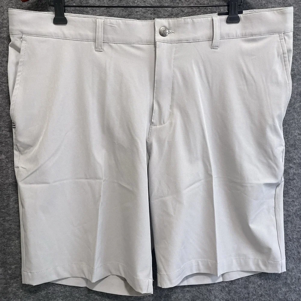 NWT Adidas Ultimate 365 Golf Shorts Men 38 Gray Performance Stretch Classic 8.5
